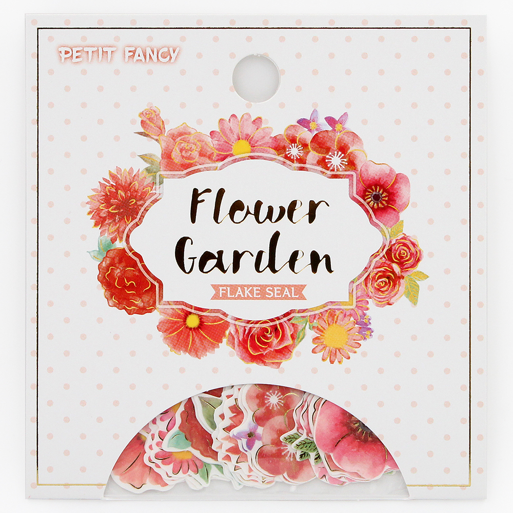 da5414 Flower garden(red)