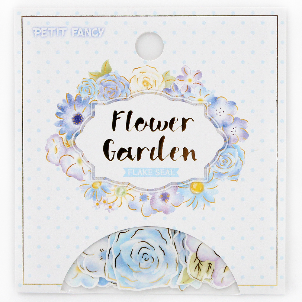 da5415 Flower garden (blue)