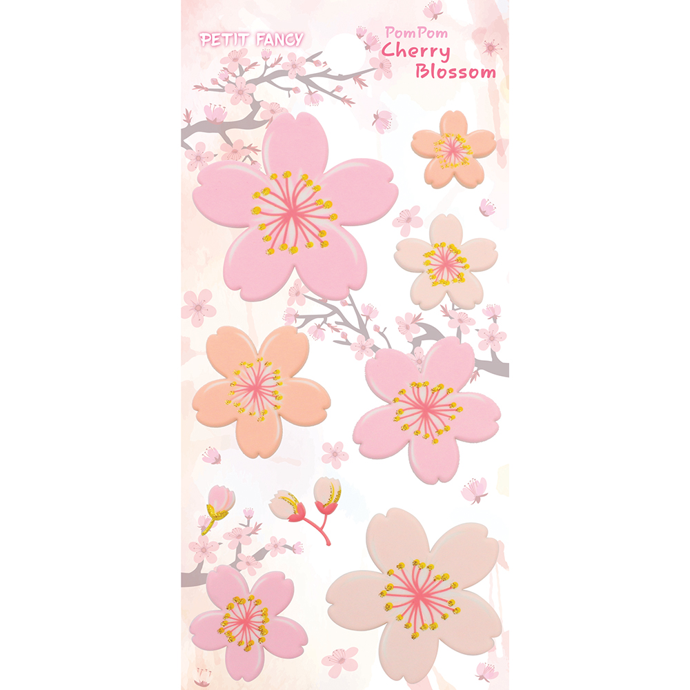 DA5427 PomPom Cherry Blossom